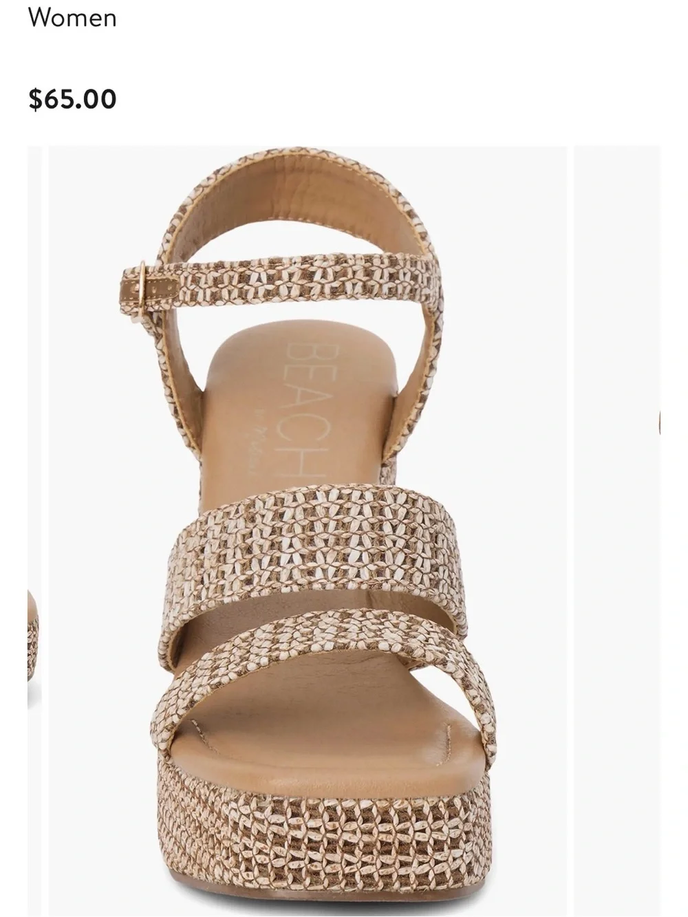 Coconuts by Matisse Alessia Ankle Strap Platform Sandal